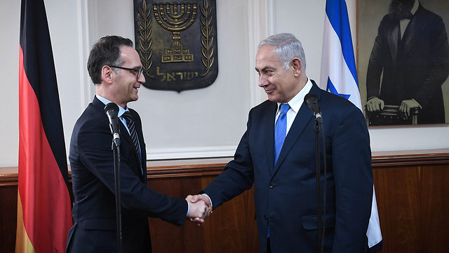 El Primer Ministro Netanyahu se reúne con el Ministro de Relaciones Exteriores de Alemania en Jerusalén (Foto: Koby Gideon / GPO)