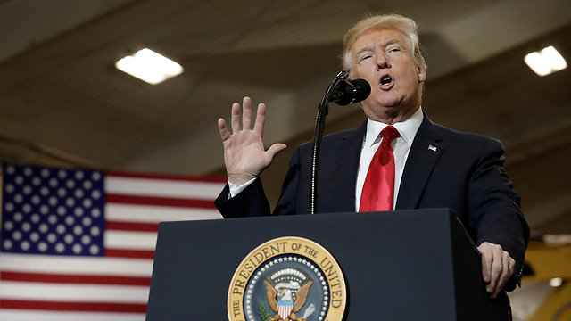 US President Donald Trump gives speech in Richfield, Ohio (Photo: Reuters)