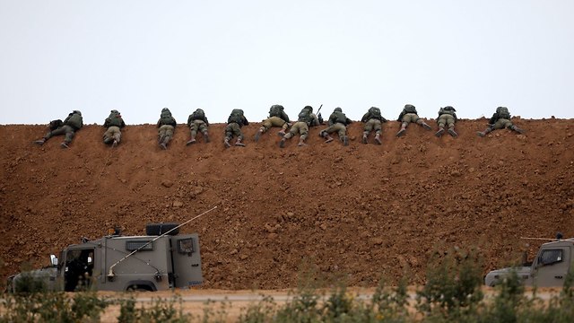 Snipers facing the ‘March of Return’ on the Gaza border fence  (Photo: Reuters)