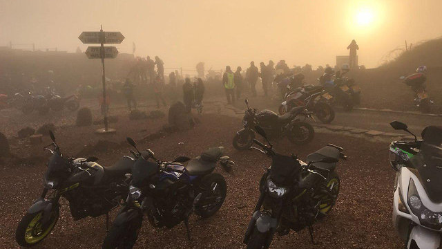 לקראת מסע האופנועים המסורתי בהר בנטל (צילום: יוגב קרב)
