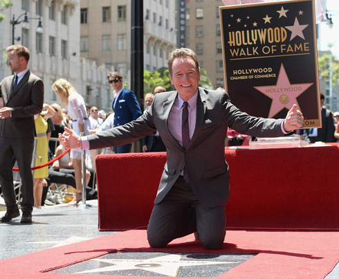 קראנסטון מקבל כוכב בשדרת הכוכבים בהוליווד, 2013. "אני רוצה שאנשים יידעו מהן דעותיי הפוליטיות" (צילום: Michael Buckner, Gettyimages IL)