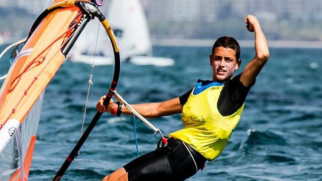 יואב כהן בתחרות בספרד (צילום:  Sailing enargy)