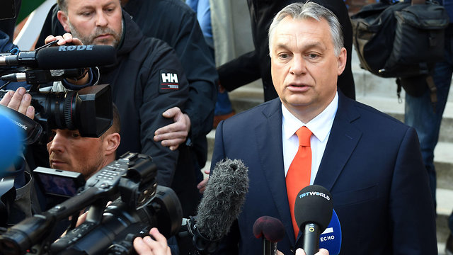ויקטור אורבן, ראש ממשלת הונגריה (צילום: AFP)