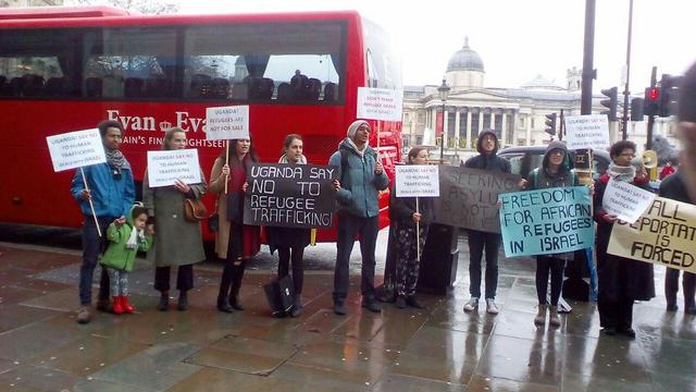 The London protest (Photo: Uganda Say No)