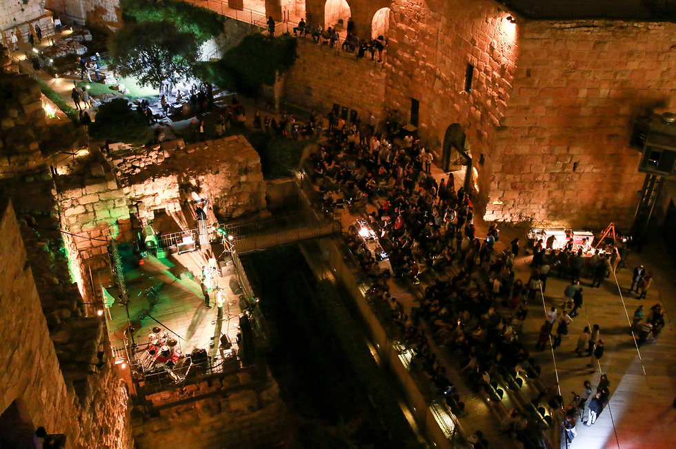 חגיגת עצמאות במוזיאון מגדל דוד (צילום: ריקי רחמן)