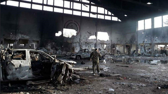 The T-4 base in Syria after it was bombed