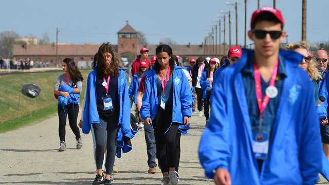 מצעד החיים במחנה אושוויץ (צילום: יוסי זליגר)