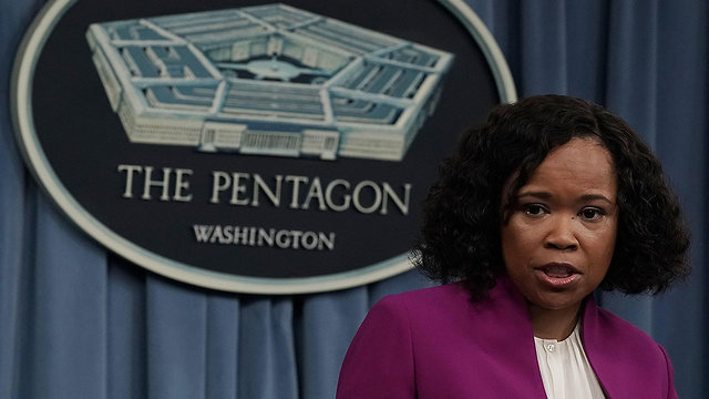 Chief Pentagon spokeswoman Dana White said that the strikes were launched to 'cripple Syria's ability to use chemical weapons in the future' (Photo: AFP)