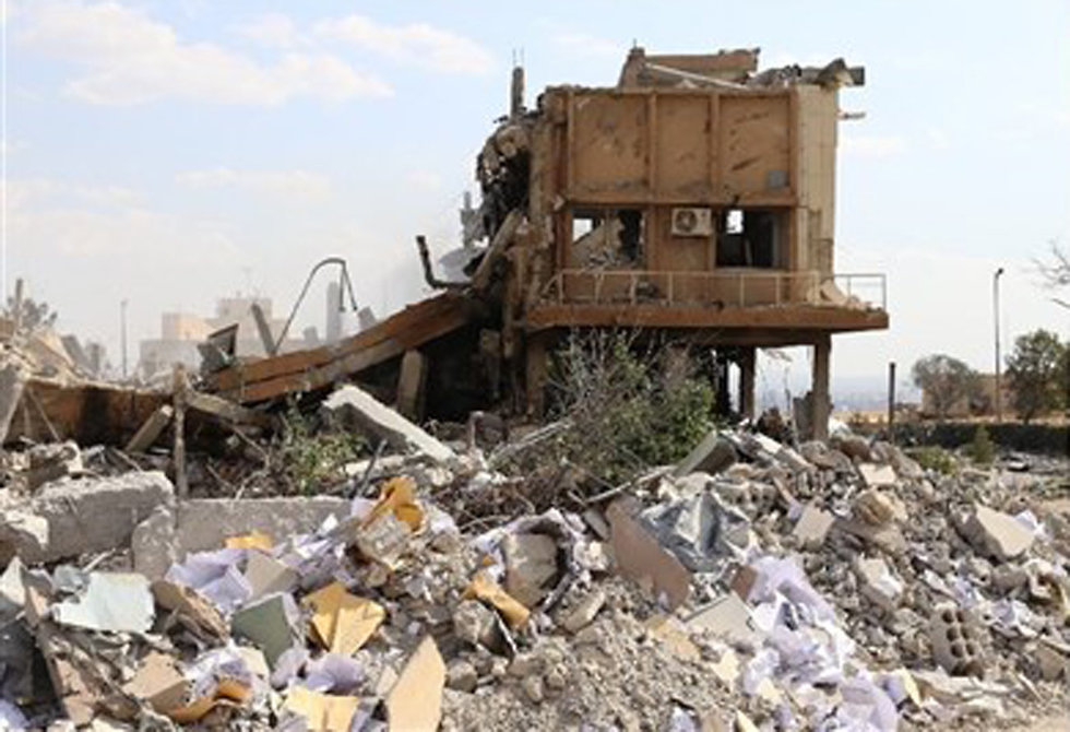 הרס מכון מחקר ברזא סוריה ()