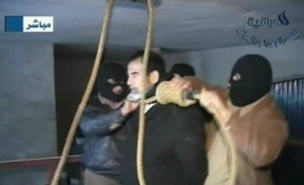 ארכיון 30.12.2006 הוצאה להורג של סדאם חוסיין עיראק (צילום: gettyimages)