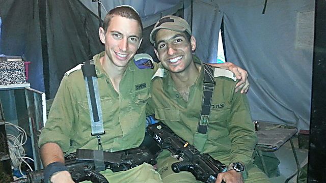 Hadar Goldin during his IDF service (Photo: Yoel Levi)