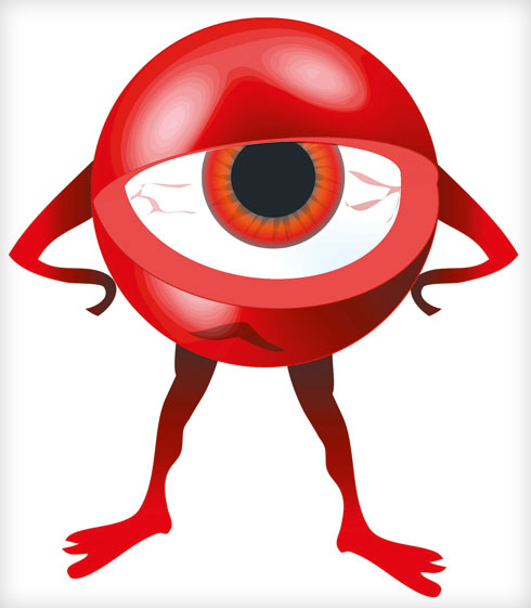 רואים אודם בעיניים - הפסיקו להשתמש בעדשות  (צילום: Shutterstock)