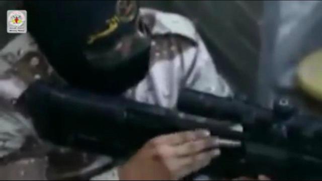 Screenshot from Islamic Jihad video