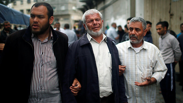 Albatsh's relatives in Gaza (Photo: Reuters)