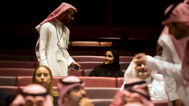 בית קולנוע ראשון בסעודיה (צילום: AP)