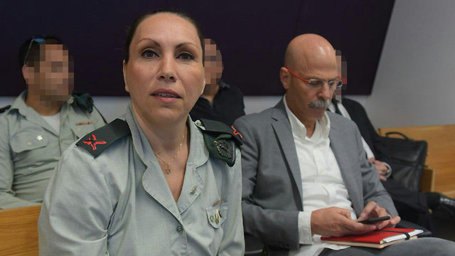 Chief IDF Censor Brig. Gen. Ariella Ben-Avraham and POWs and MIAs Coordinator Yaron Blum (Photo: Motti Kimchi)