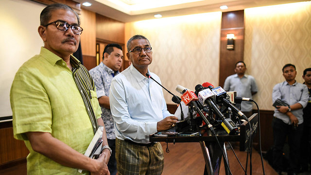 Malaysia Police press conference about Fadi Albatsh (Photo: AFP)