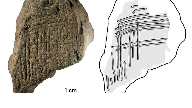 האשטאג בן 100 אלף שנה (צילום: מתוך המחקר)