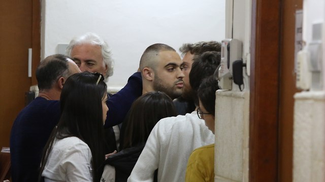 Бен Дери в суде. Фото: Амит Шааби