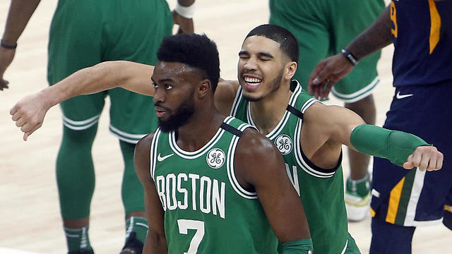 Boston Celtics players. In late 2016, the Ashkelon teen called in a bomb threat to the team's plane (Photo: AP)