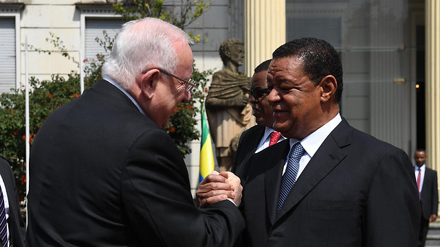 ראובן ריבלין פגישה עם נשיא אתיופיה מולטו טשומה  (צילום: מארק ניימן / לע