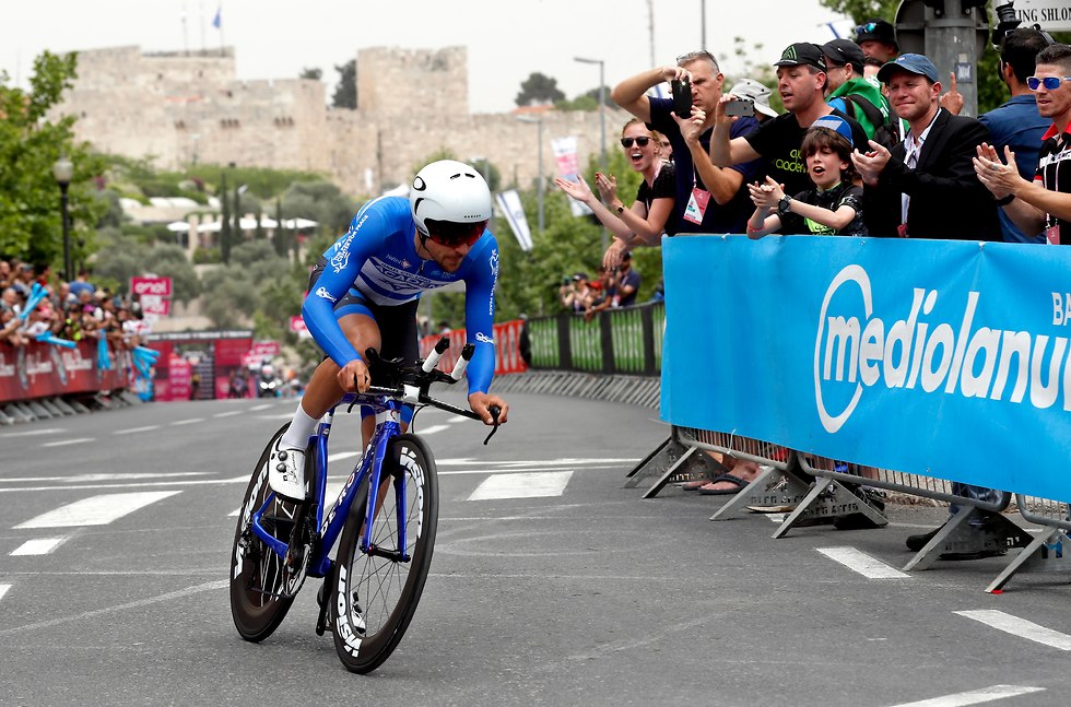 Israeli cyclist Guy Sagiv (צילום: EPA)