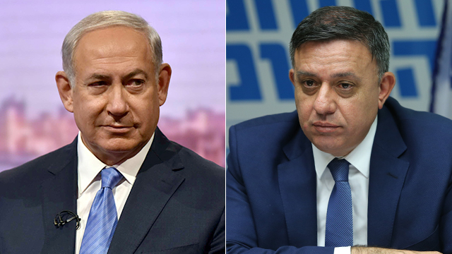 Prime Minister Netanyahu; Zionist Union leader Gabbay (Photos: Reuters, Alex Kolomoisky)