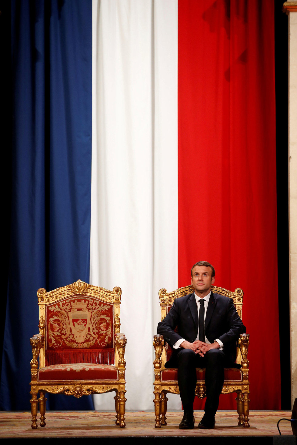 נשיא צרפת עמנואל מקרון (צילום: רויטרס)