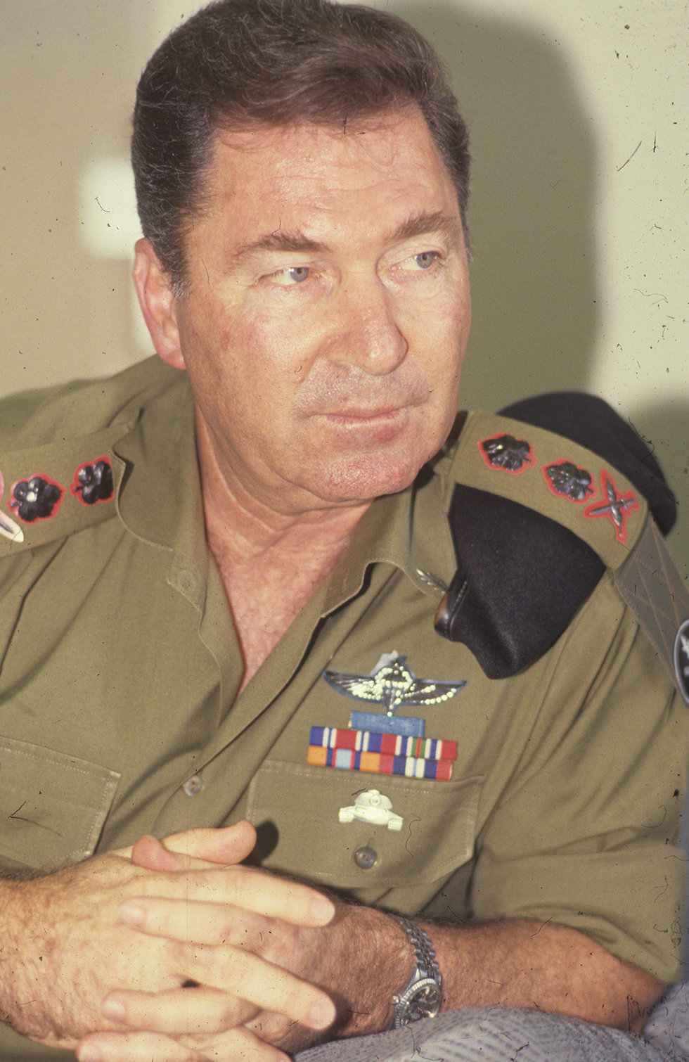 Дан Шомрон в бытность начальника генштаба ЦАХАЛа, снимок 1989 года. Фото: Шауль Голан