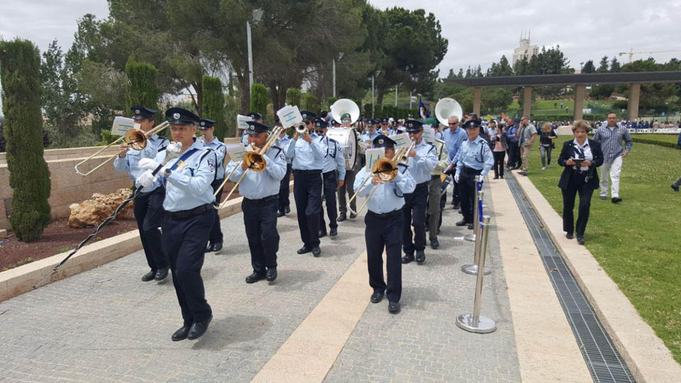 Духовой оркестр полиции Израиля. Фото: Борислав Протченко