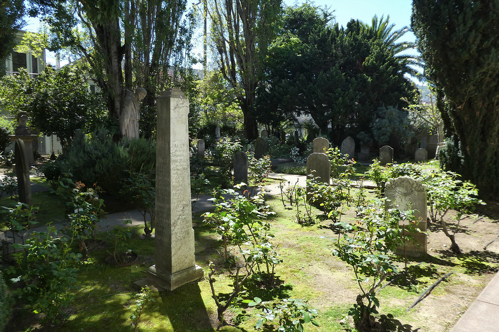 בית הקברות במיסיון דולורס (צילום: יסמין גיל)