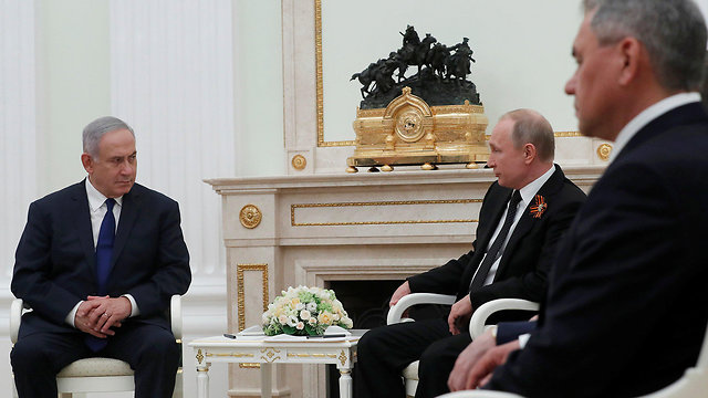 PM Netanyahu with President Putin during visit to Moscow (Photo: Reuters)