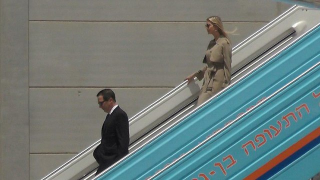 Иванка Трамп в аэропорту Бен-Гурион