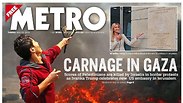 שער שערי עיתונים ב עולם מהומות עימותים אלימים ב רצועת עזה הרוגים ()