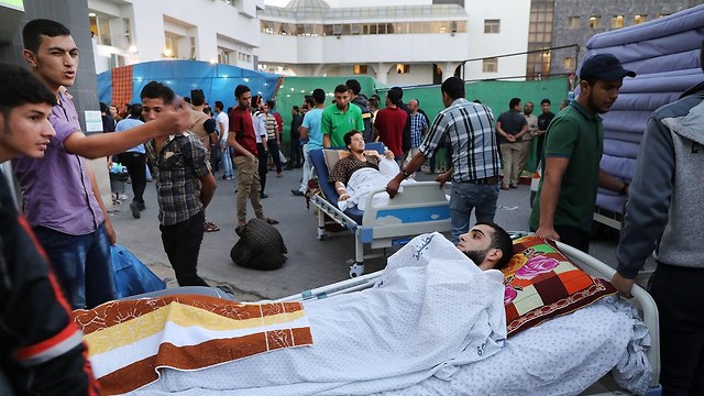 בית חולים שיפא עזה עימותים פלסטינים עם צה