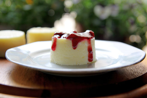 עוגת גבינה פשוטה במיקרוגל (צילום: דפנה אוסטר מיכאל)