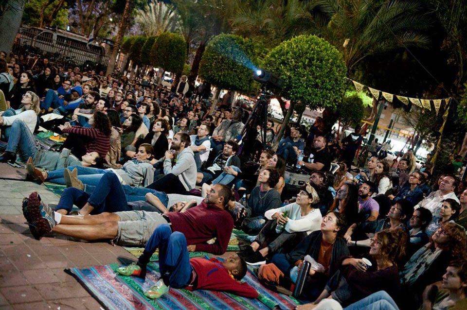 На снимке: зрители на фестивале Док-Авив Фото: Сюзанна Янко