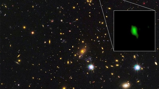 גלקסיות אחרות שצילום טלסקופ החלל האבל (צילום: רויטרס)