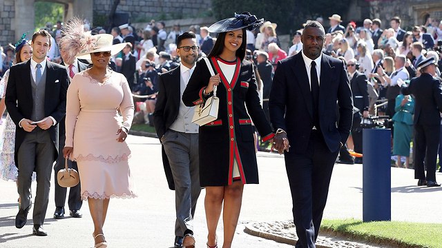 אורחים מגיעים ל טירת וינדזור חתונה הנסיך הארי מייגן מרקל (צילום: AP)