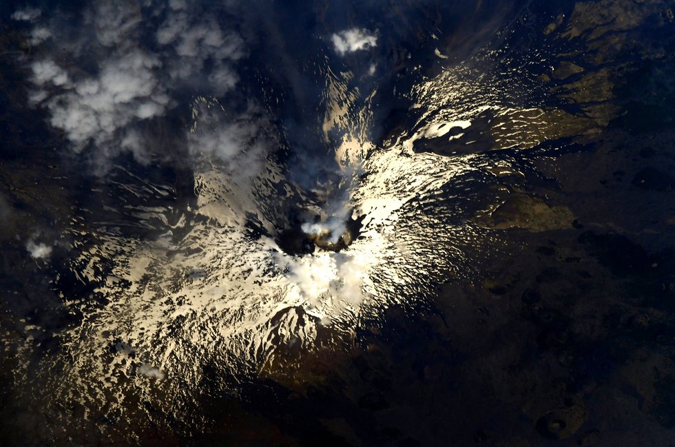 הר הגעש אתנה באיטליה (צילום: ריצ'רד ארנולד , נאס