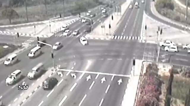 תאונת דרכים בעכו (צילום: נתיבי ישראל)
