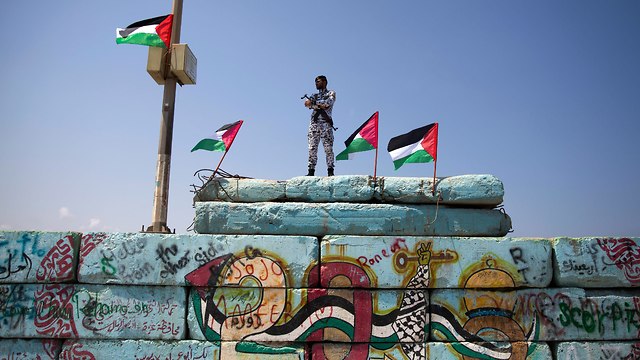 A Hamas policeman in Gaza. Hamasâ sensitivity is first and foremost towards its rule (Photo: AP)