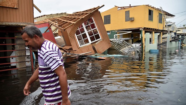 הוריקן מריה ב פוארטו ריקו מניין ההרוגים גבוה פי 70 (צילום: AFP)
