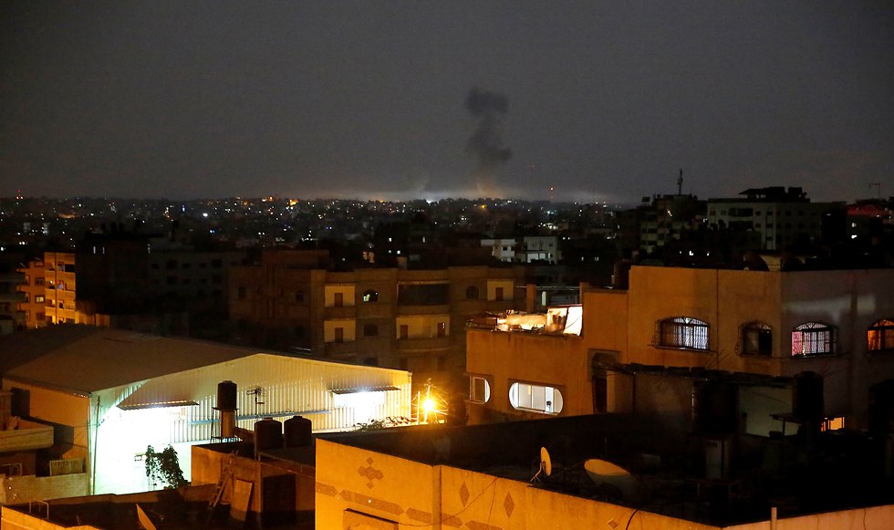 Smoke emanating from an IDF strike in Gaza (Photo: AP)