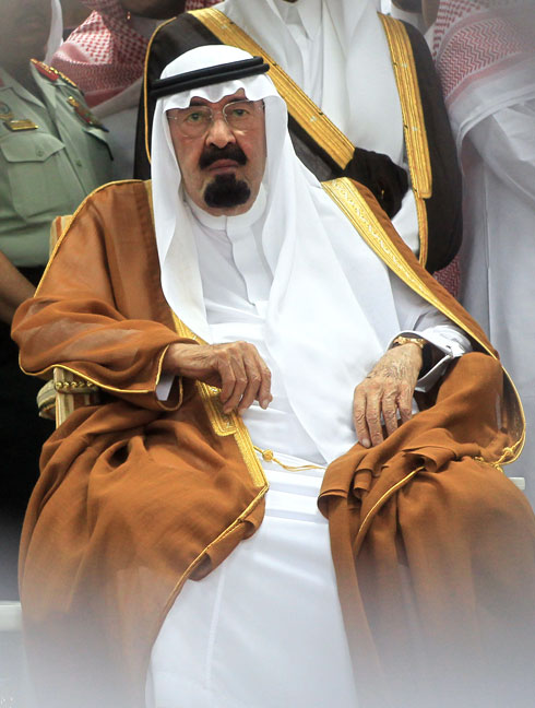 עבדאללה, מלך ערב הסעודית המנוח (צילום: AP)
