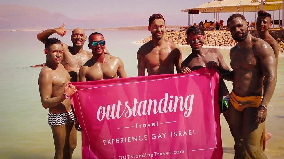 תיירים גאים בישראל (צילום: OUTstanding travel)