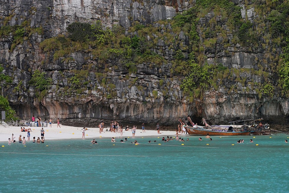 תאילנד חוף מאיה ביי נסגר ל תיירים (צילום: רויטרס)