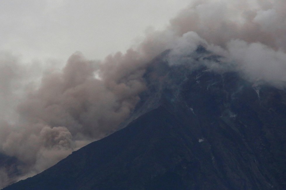 גואטמלה הר געש התפרץ פואגו (צילום: רויטרס)