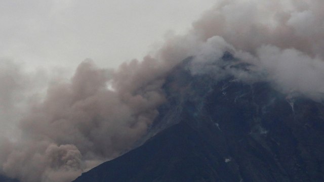 גואטמלה הר געש התפרץ פואגו (צילום: רויטרס)