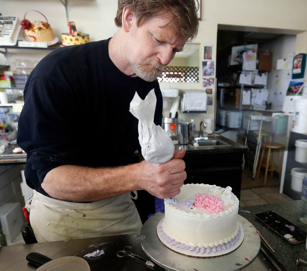 ג'ק פיליפס אופה מ קולורדו סירב לאפות עוגה לזוג הומואים  (צילום: AP)